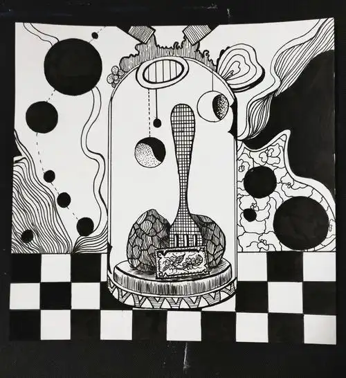 关于心的点线面构成