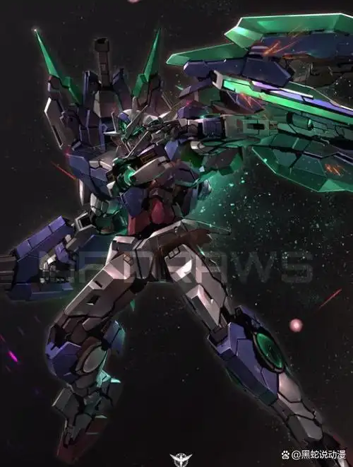 刹那生日纪念超帅气的高达00q全刃式同人绘图刹那抓住了未来