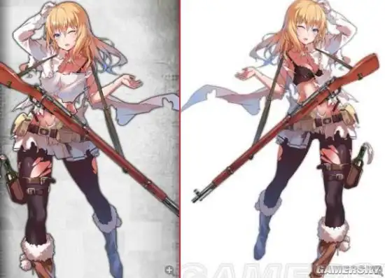 少女前线枪娘和谐前后大破立绘图鉴大全枪娘和谐前后大破图鉴汇总