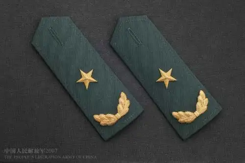 谁知道少将的军衔是什么样的啊!要图片.