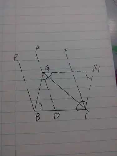 这个图形怎么证明三角形内角和为180度