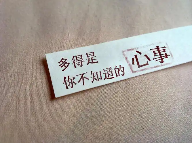 多得是你不知道的心事
