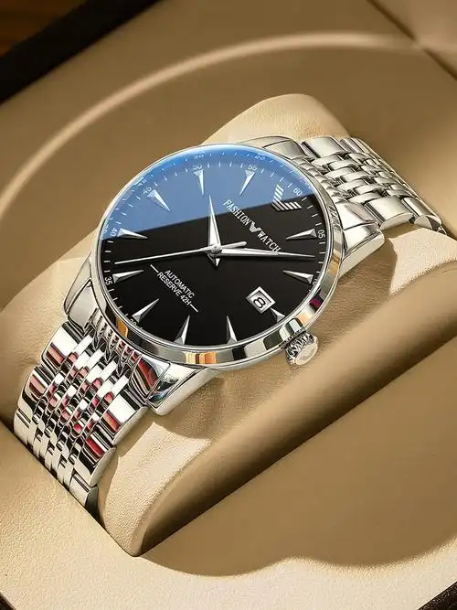 超薄_瑞士手表男士机械表男全自动防水钢带中年十大超薄腕表潮优惠券