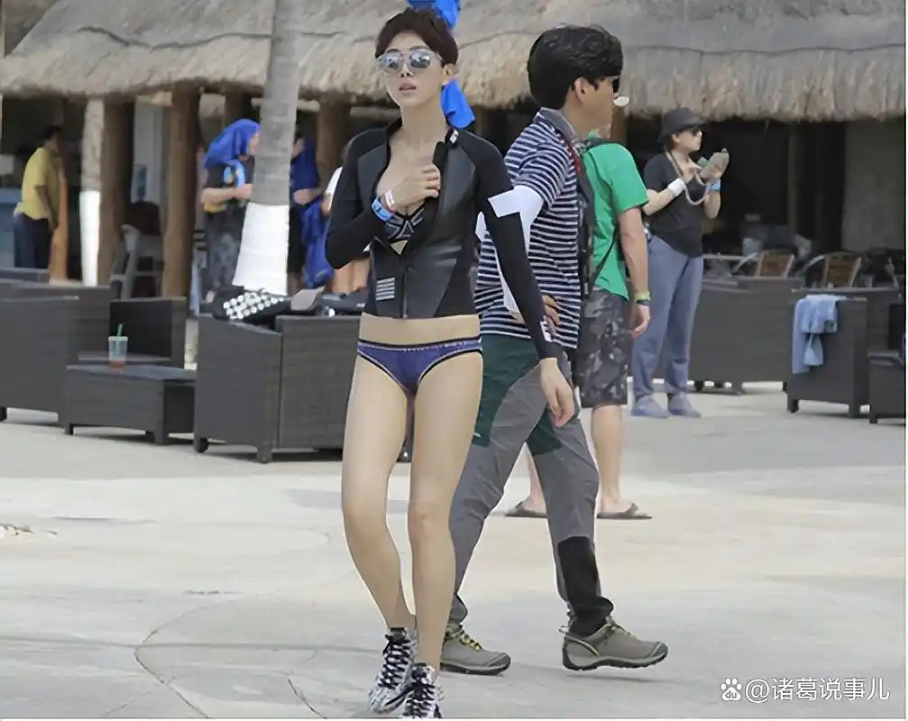 姜妍的身材有多棒?穿大码泳衣都遮不住,志玲姐姐直言"羡慕"