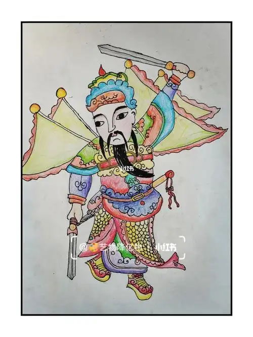 门神简笔画门神简笔画极简小学生