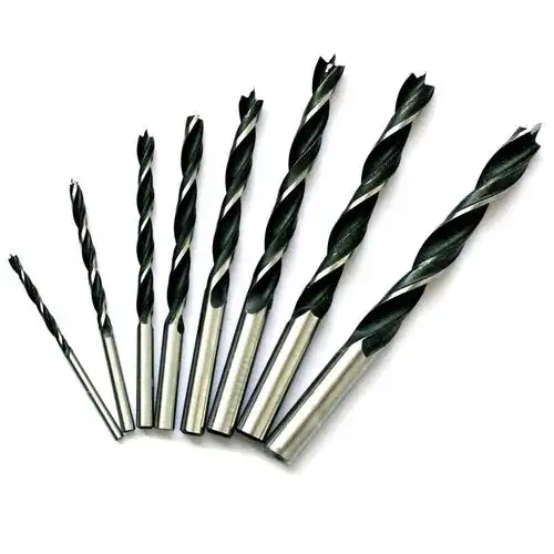 木工三角钻头三尖钻定心扩孔钻木工开孔器麻花钻锥柄三尖木工钻头