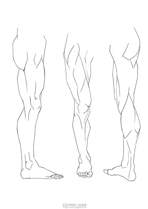 作业:如何学动漫插画之腿的画法与训练技巧 - rh-9-237 - 轻微课