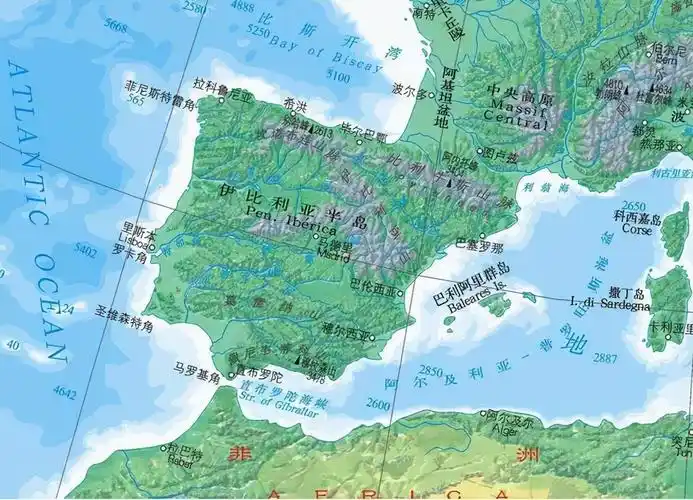 上图_ 伊比利亚半岛