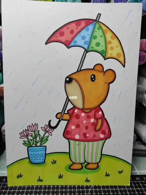 零基础学画画  #简笔画  #马克笔临摹  #儿童画  #绘画临摹  #画画