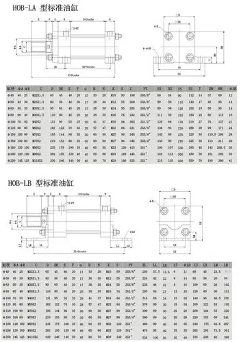 【钜业】台湾型液压缸 hob重型油缸 苏州张家港江阴无锡南通