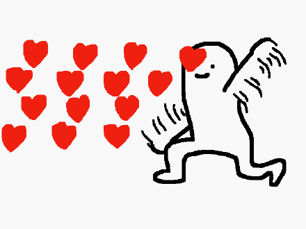 疯狂发送爱心gif动图表情包大全表情