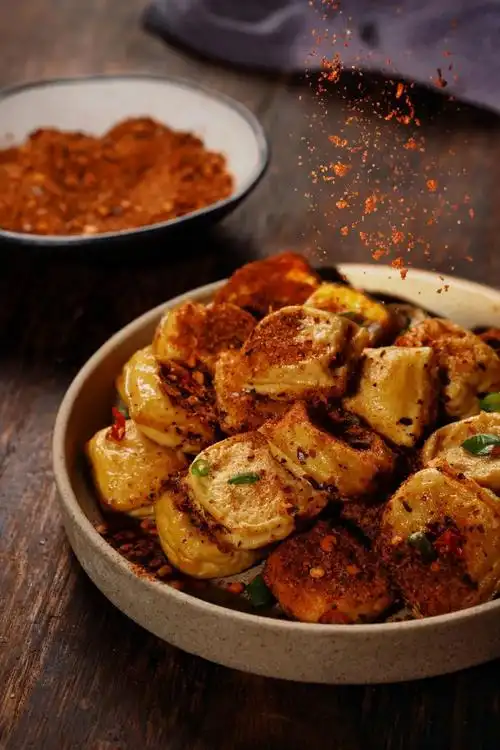 怎么会有这么好吃的爆浆小豆腐?! 外韧不破,内嫩如豆腐脑!-宿松论坛 -