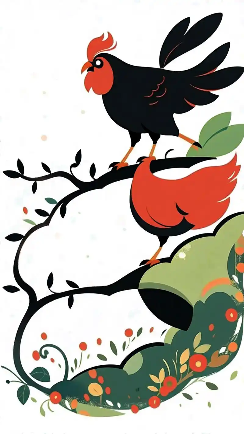 93公鸡卡通壁纸来啦!可爱又霸气95