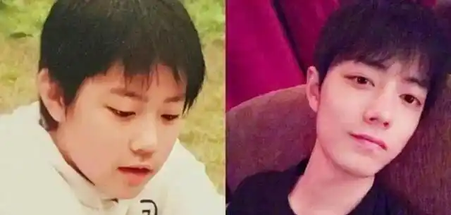 微博墙上的肖战童年照萌炸了,肖战28年的变化并不大