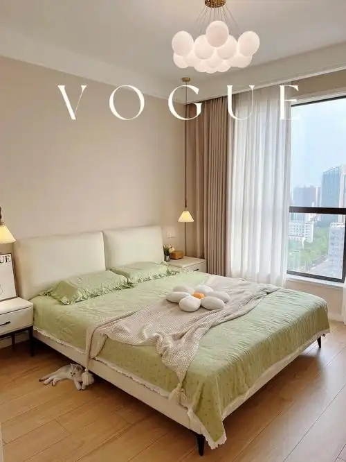 奶茶色系的主卧软装搭配分享