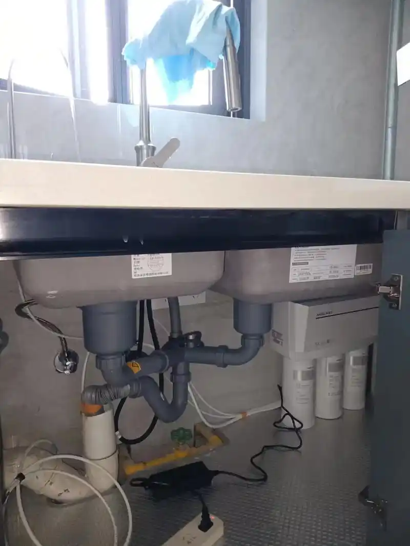 安吉尔安装图片来小波#家庭健康饮水 #净水器 #浏阳同城 - 抖音