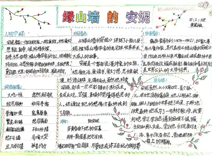 "读书有法,读有所得——在阅读中成长"《绿山墙的安妮》阅读交流会