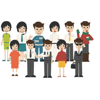 我们是一家人集体照片