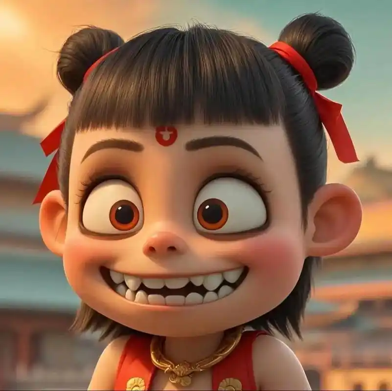 最近很火的哪吒头像