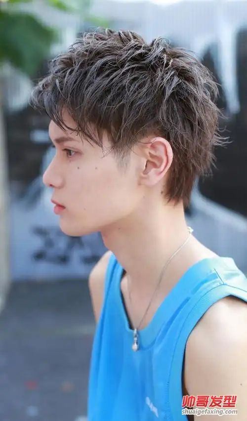 男生短发染色发型