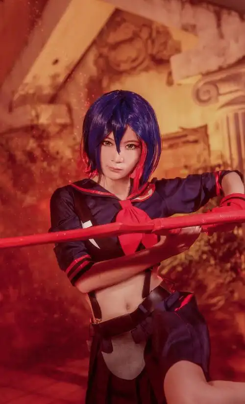 斩服少女缠流子cosplay