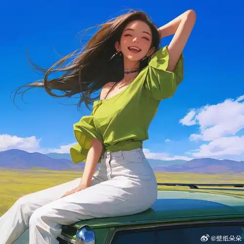 阳光明媚动感女生头像