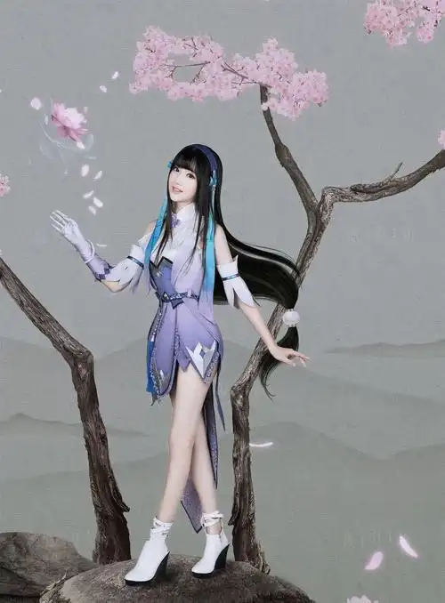 王者荣耀:kpl解说琪琪cos四大美女西施,最像原画