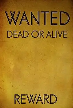 旧式,通缉令,模版,背景