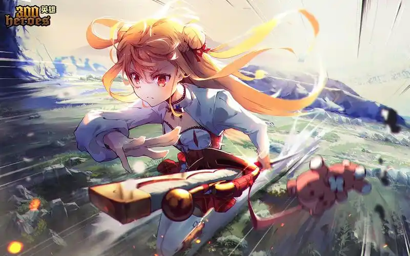 【300英雄新皮肤】赤瞳-梅莉达·安杰尔,本期奖池四边角之一,如果特效