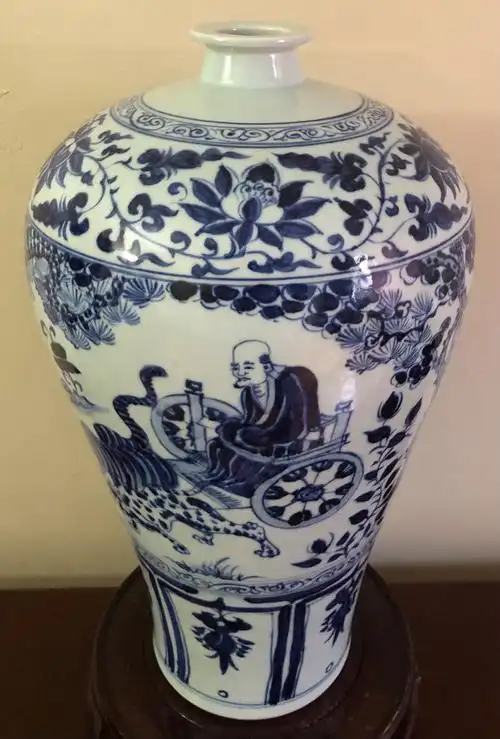 元青花"鬼谷子下山"梅瓶赏析 - 简书