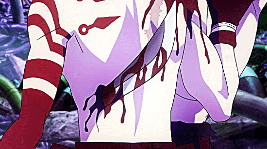 动漫gif流血gif受伤gif晕染gif