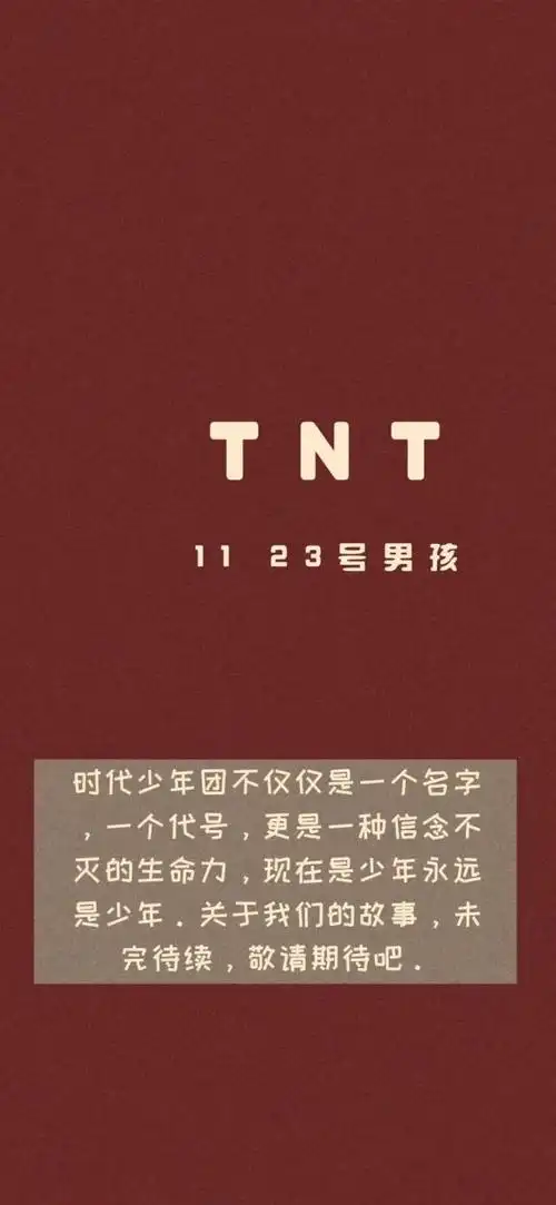 tnt时代少年团壁纸带文字tnt女友看过来