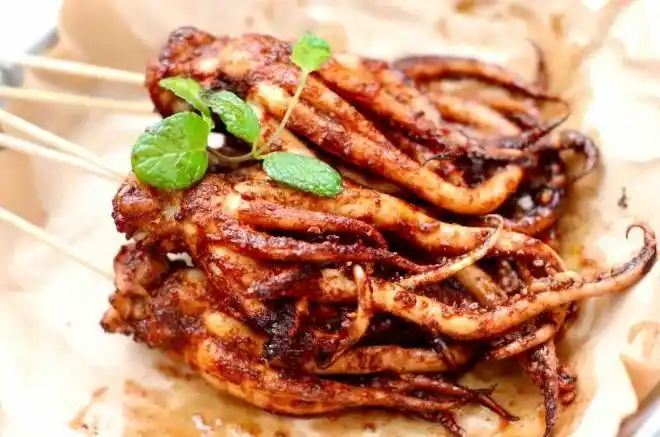 烤鱿鱼头(空气炸锅版)