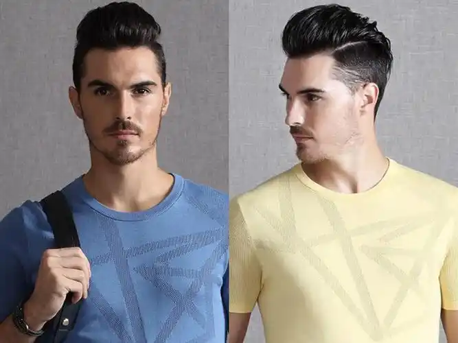 流行又清爽的男两边短中间长发型