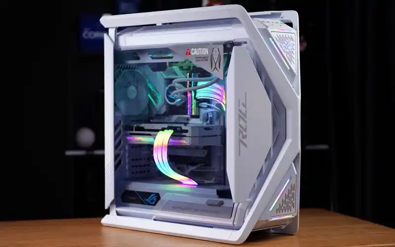 一样的神,不一样的帅!【rog 创世神 白色版 机箱体验评测】