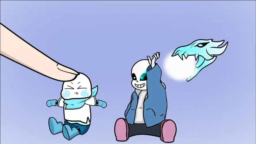 sans准备释放龙骨炮