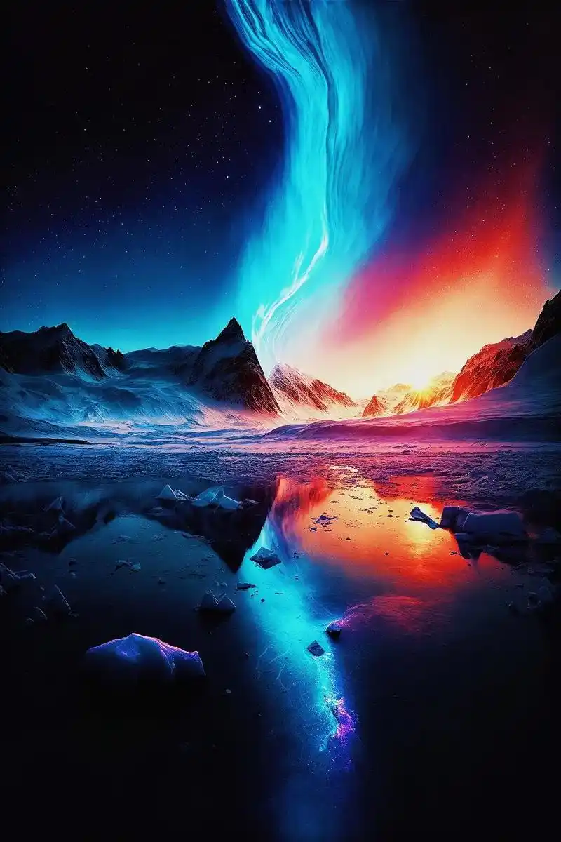 "美景难遇,如你一般"唯美梦幻的极光值得分享给每个在乎你的人 - 抖音