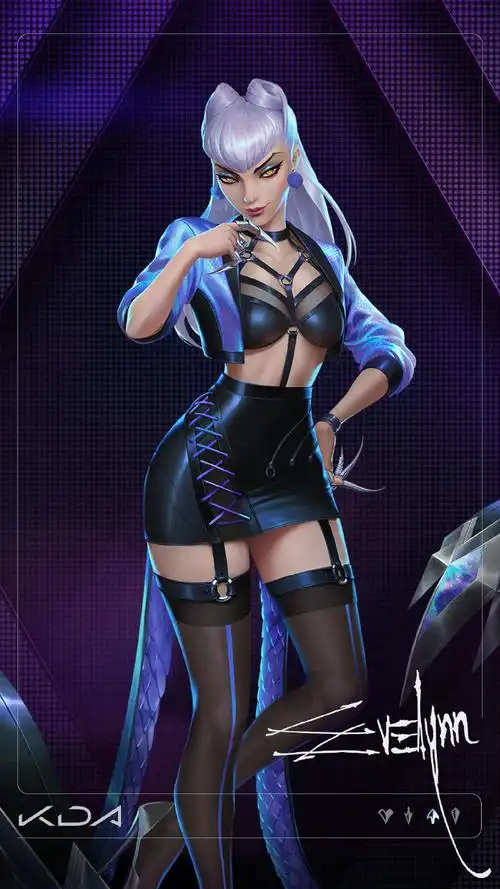 kda工作室发布伊芙琳新壁纸:不被定义