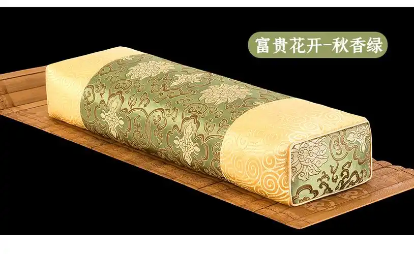 米初中国风古代枕头花草枕芯复古长方形高枕荞麦皮荞麦壳舒睡草本枕头