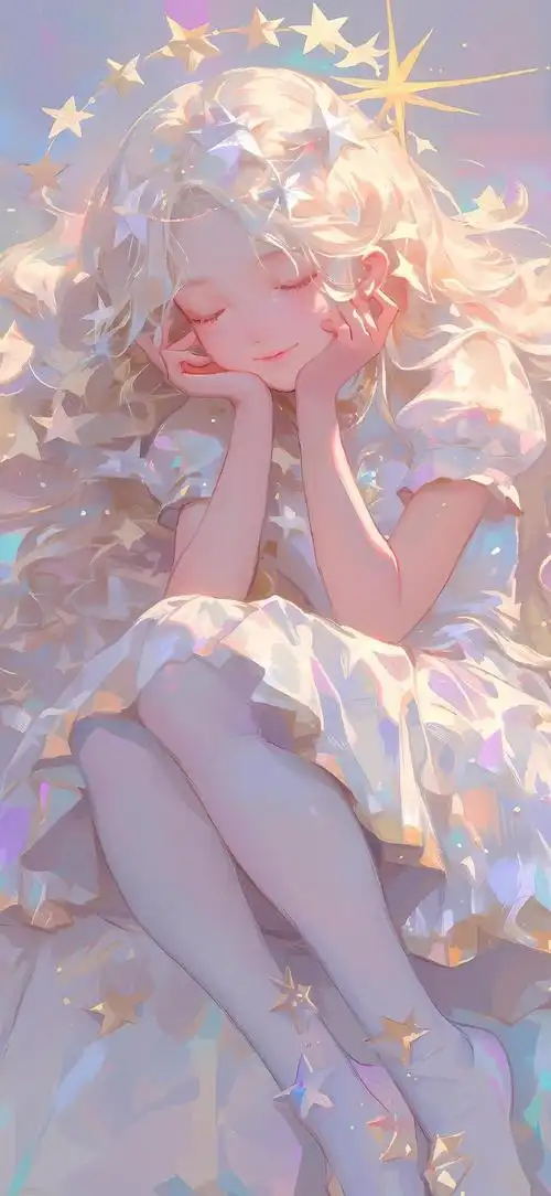 二次元唯美少女插画#ai绘画##高清壁纸精选