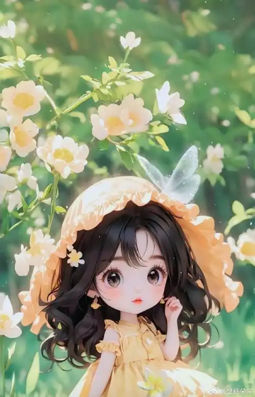 竹林探险女生壁纸~ 太萌啦!