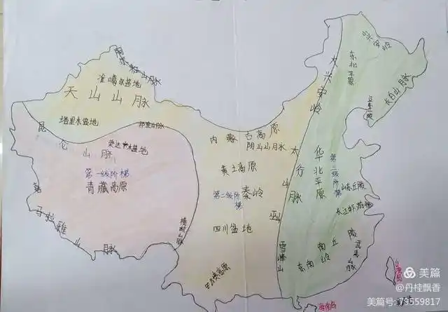 美丽中国多彩世界垣曲县新城初中地理作业设计培育爱国情怀