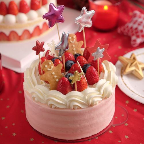 momoko蜜桃家草莓花火生日水果儿童蛋糕成都同城配送草莓蛋糕