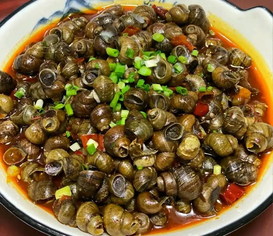 香辣美味的爆炒螺蛳,一嗦就出的肥美螺蛳肉,好吃到停不下来