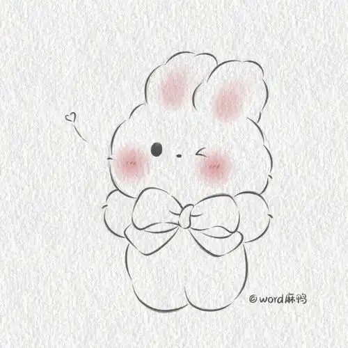 可爱简笔画附过程45