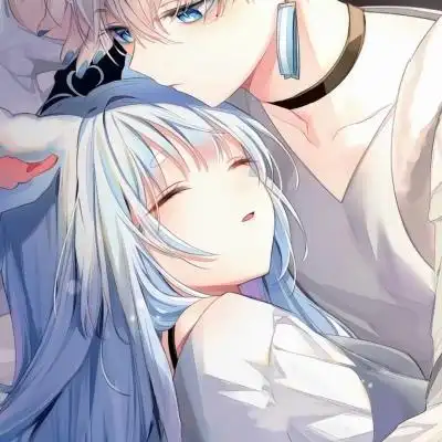 情头双人超甜动漫清新图片,情侣头像图片