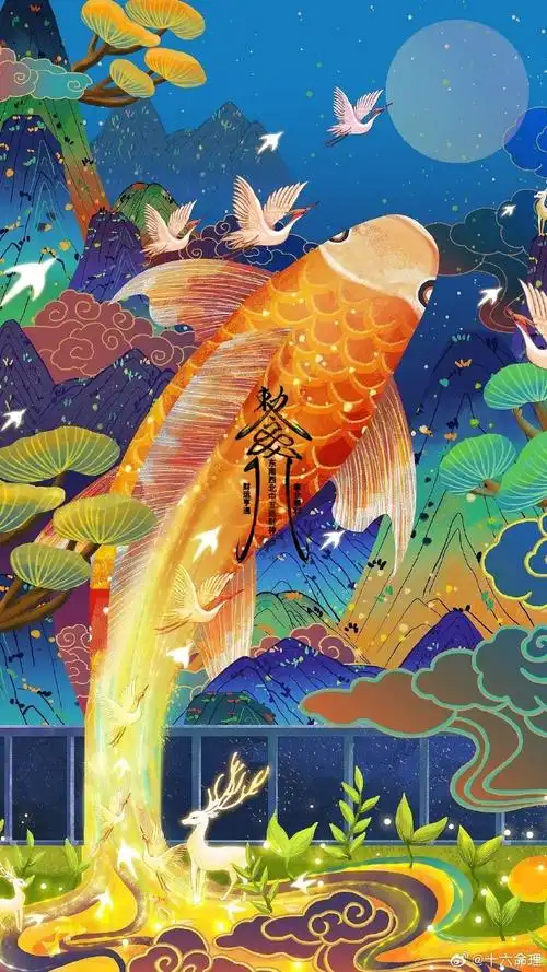 各种锦鲤壁纸  祝各位事事顺心如意!  #能量壁纸##手机壁纸##上岸