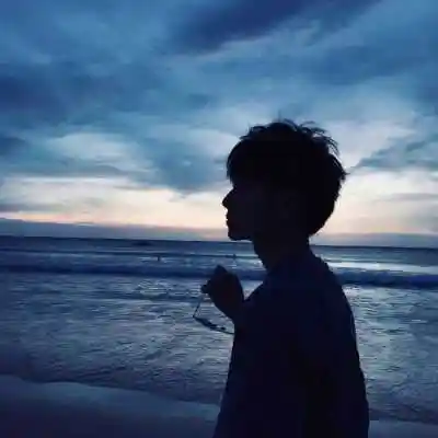 唯美影子情人头像