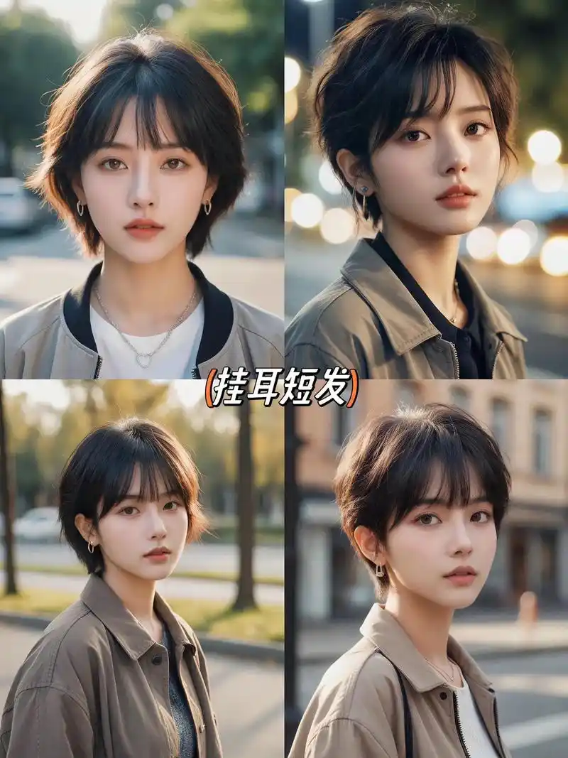 可盐可甜/盐系减龄~少女感日系挂耳短发! - 抖音