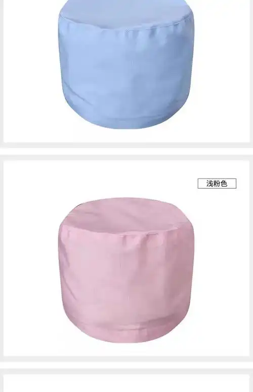 医生圆帽白色男女医师帽护士圆帽大夫帽卫生帽工作帽厨师护士帽白色